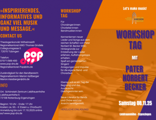 Workshoptag mit Pater Norbert Becker