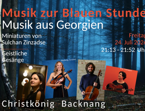 Musik zur Blauen Stunde – Musik aus Georgien